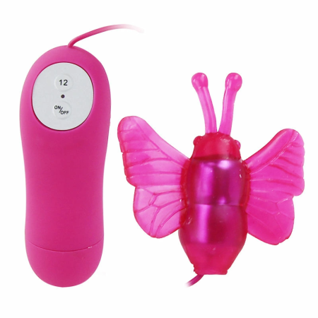 Baile Cute Secret Butterfly Intimate Massager Wired Lilac 12V ABS/TPR