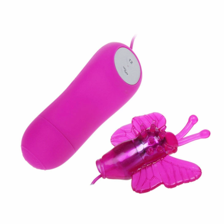 Baile Cute Secret Butterfly Intimate Massager Wired Lilac 12V ABS/TPR