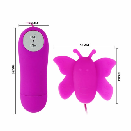 Baile Love Eggs Butterfly 12-Speed Lilac Remote Intimate Device