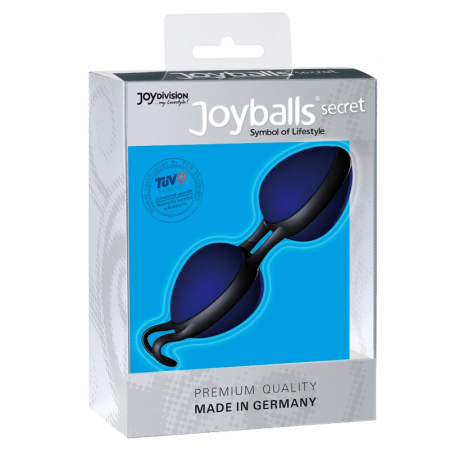 JoyDivision Joyballs Secret Black & Blue Pelvic Floor Training Balls 10cm
