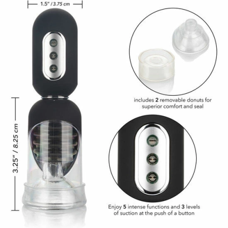 CalExotics Get Hard Automatic Pump Set with Vibration, 13.25 cm