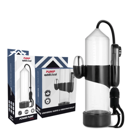 Pump Addicted RX5 Transparent Vacuum System with Vibrating Function 23cm