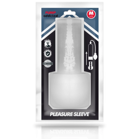 PUMP ADDICTED Transparent Sleeve - Flexible TPE Pleasure Accessory