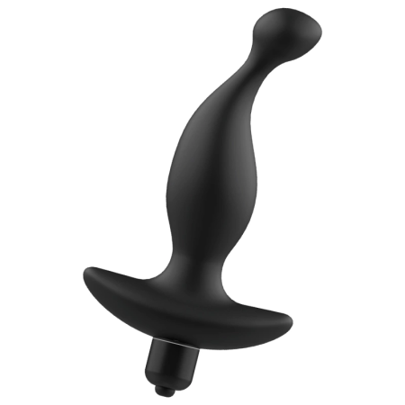 Addicted Toys Model 1 Intimate Black Vibrating Silicone Massager 8x1.5cm
