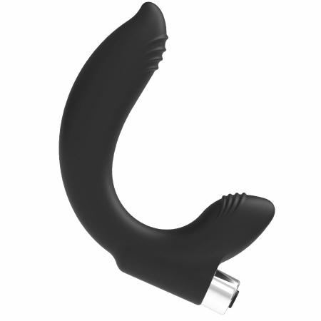 Addicted Toys Model 7 Black - Rechargeable Prostate Massager, 11 cm