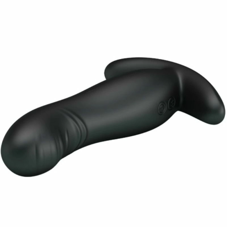 Pretty Love Prostate Model Vibrating Intimate Device, Silicone, Black