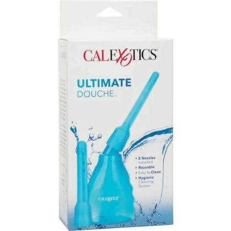 CalExotics Ultimate Douche Blue - Hygienic Cleaning System, 2 Tips