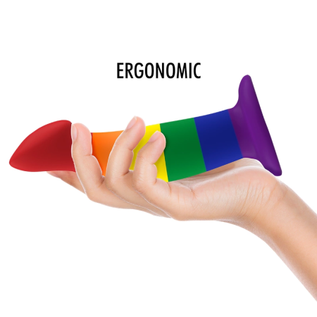 MYTHOLOGY Garrick Pride Intimate Device M - Flexible Silicone, Suction Base
