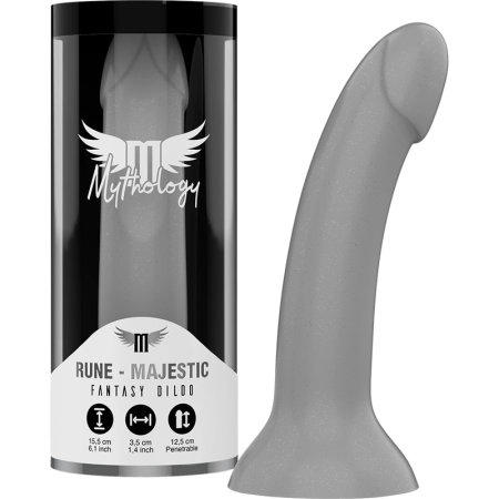 MYTHOLOGY Rune Majestic Silicone Fantasy Device S Silver 15.5cm