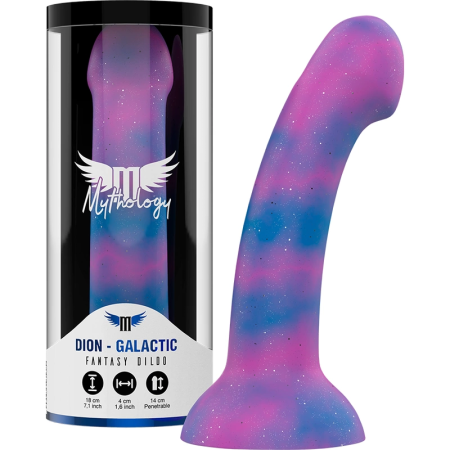 MYTHOLOGY Dion Galactic Silicone Intimate Device M Size, 18cm, Blue