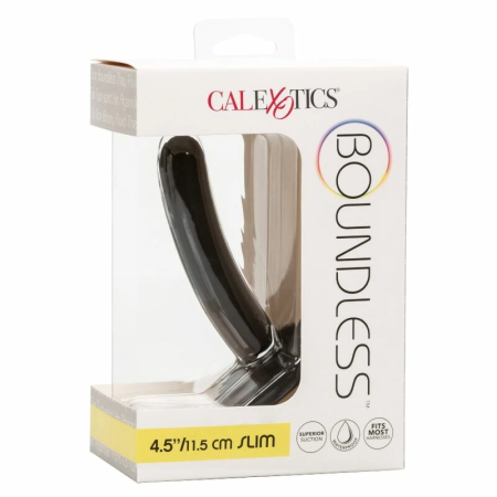 CalExotics Boundless Slim Silicone Probe 11.5 cm Suction Cup Black