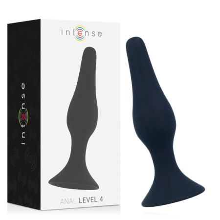 Intense Anal Level 4 Black 15.5 cm - Advanced Silicone Plug