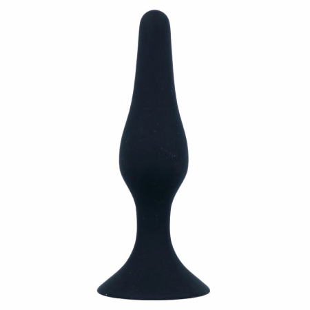 Intense Anal Level 2 Silicone Plug 11.5 cm Black - Advanced Flexible Model