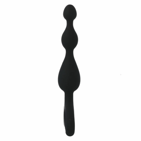 INTENSE Danti Black Silicone Anal Plug 17.5 cm Body-Safe Material