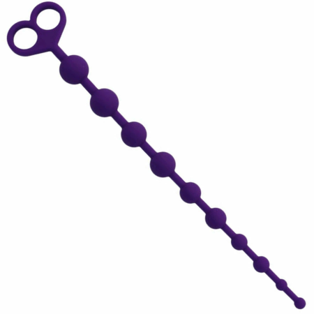 INTENSE Jaiden Beads Lilac - Flexible Silicone Intimate Wellness Chain 34cm