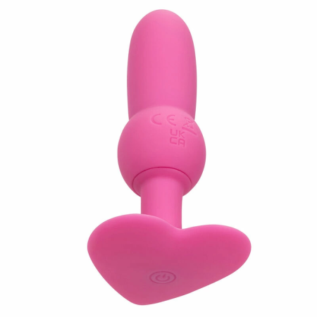 CalExotics First Time Beaded Probe Vibrating System Pink USB 10 Modes
