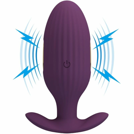 Pretty Love Jefferson Wireless App-Controlled Plug Purple Silicone