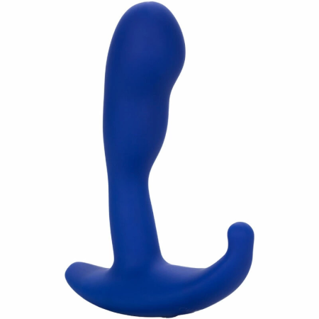CalExotics Admiral Curved Vibrating Probe Blue, 10 Modes, Waterproof, USB