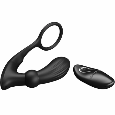 Pretty Love Warren Black Remote-Controlled Silicone Intimate System
