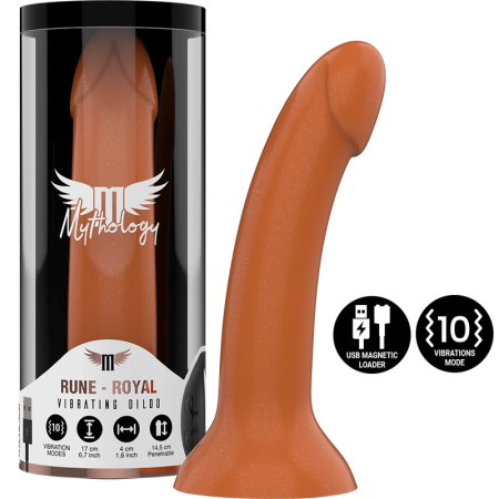 MYTHOLOGY Rune Royal M Wireless Vibrating Intimate Device - Gold Silicone