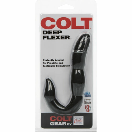 CalExotics Colt Deep Flexer Black Intimate Machine, 8 Vibration Modes, 10cm