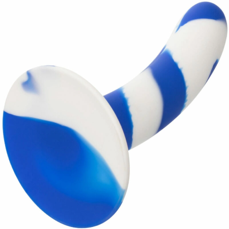 CalExotics Admiral Swirl Flexible Silicone Intimate Probe 14cm Blue