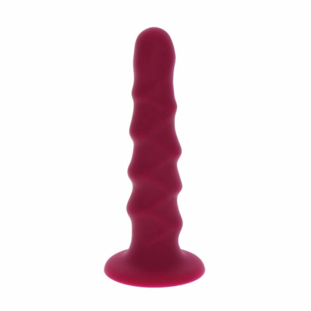 Get Real Ribbed Model 12 cm Red - Silicone Intimate System