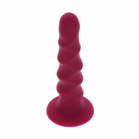 Get Real Ribbed Model 12 cm Red - Silicone Intimate System