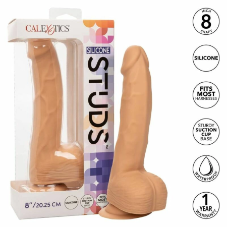 CalExotics Silicone Studs 20.32 cm Skin - Flexible Intimate Machine