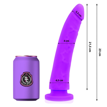 DELTACLUB Lilac Intimate Silicone Accessory 23cm x 4.5cm Medical Grade