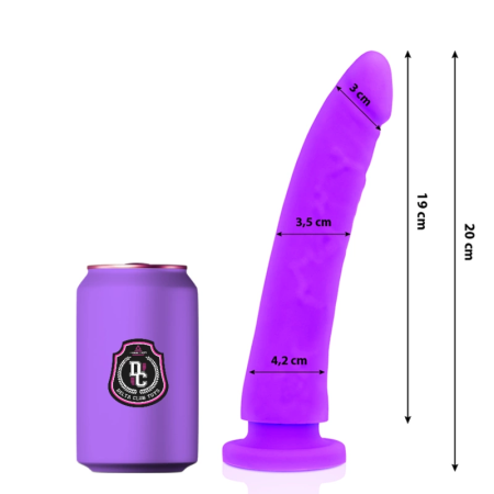 Delta Club Lilac Intimate Silicone Model 20cm x 4cm Hypoallergenic