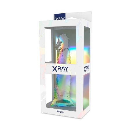 XRAY Clear Model 19 cm Transparent Intimate System with Suction Base