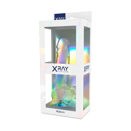 XRAY Transparent Intimate Model 18.5 cm - Flexible, Odorless, Jelly Material