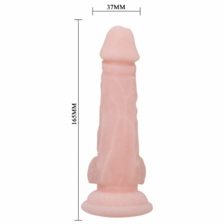Baile Super Realistic Model 16.5 cm - Flexible Intimate Device, Skin Tone