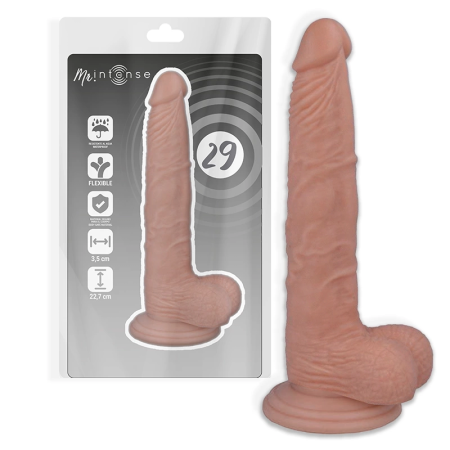 MR INTENSE Model 29 Intimate Machine with Suction Cup 22.7x3.5 cm Beige
