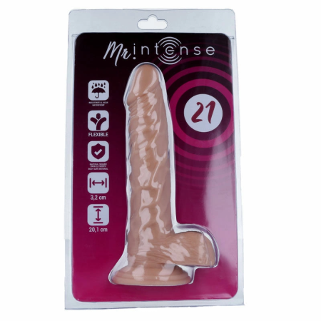 MR INTENSE 21 Anatomical Model 20.1 cm with Suction Cup - Natural Tone