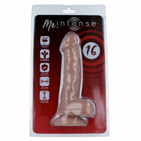 Mr Intense Classic Model 16 - Anatomical Intimate Device 19.6 cm Beige