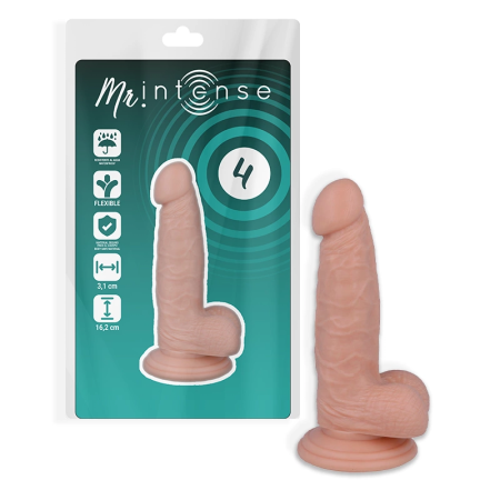 MR INTENSE Model 4 - Anatomical Silicone System, 16.2 cm, Natural Tone