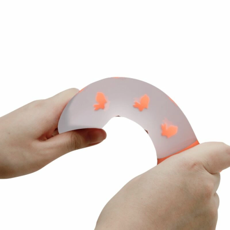 Pretty Love Magical Nightfall Intimate Machine Luminous Orange Silicone 17.5cm