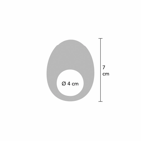 ToyJoy Luz Eclipse Light USB Rechargeable Silicone Ring, 7 Modes, LED, Black