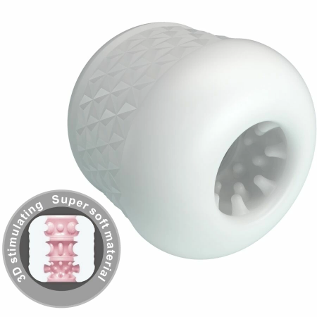 Pretty Love Crystle White Dual-Entry Intimate Machine TPE Waterproof