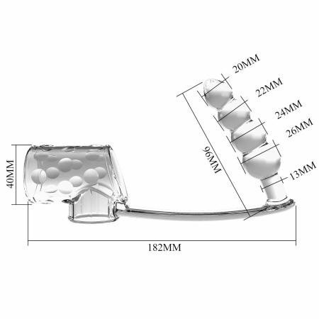 Pretty Love BI-026277M Transparent Dual-Function Intimate System TPE