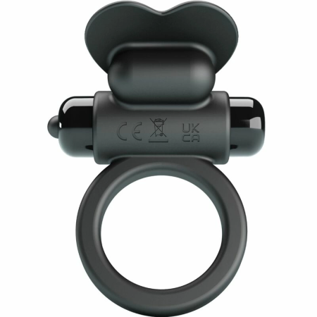 Pretty Love Debonaire Black Intimate Ring with 10 Vibration Modes
