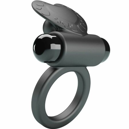 Pretty Love Debonaire Black Intimate Ring with 10 Vibration Modes