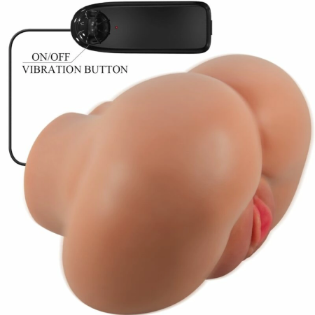 CRAZY BULL Luna BM-009244Z-1 Dual Channel Vibrating Intimate Device Flesh