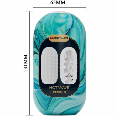 Pretty Love Hot Wave Silicone Intimate Device White Flexible Design