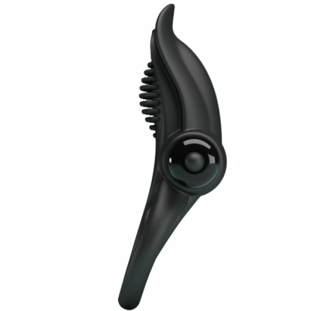 Pretty Love BI-210203 Dual Motor Silicone Intimate Ring Black 10 Modes