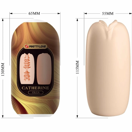 Pretty Love Olga Intimate Stimulation Device Flesh 130x65 mm