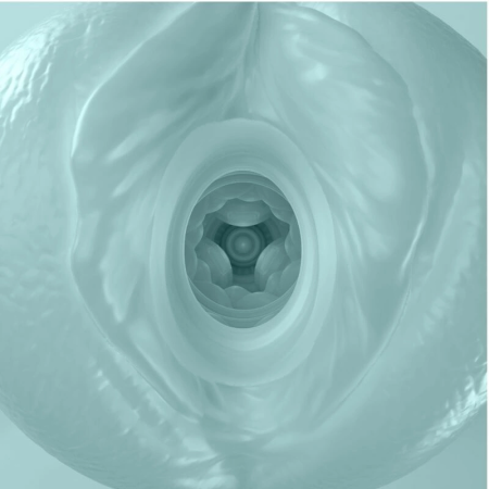 Pretty Love Masha Blue Intimate Sleeve System, TPR, Waterproof, Compact