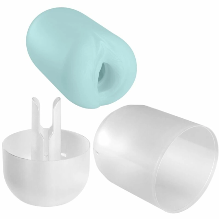 Pretty Love Masha Blue Intimate Sleeve System, TPR, Waterproof, Compact